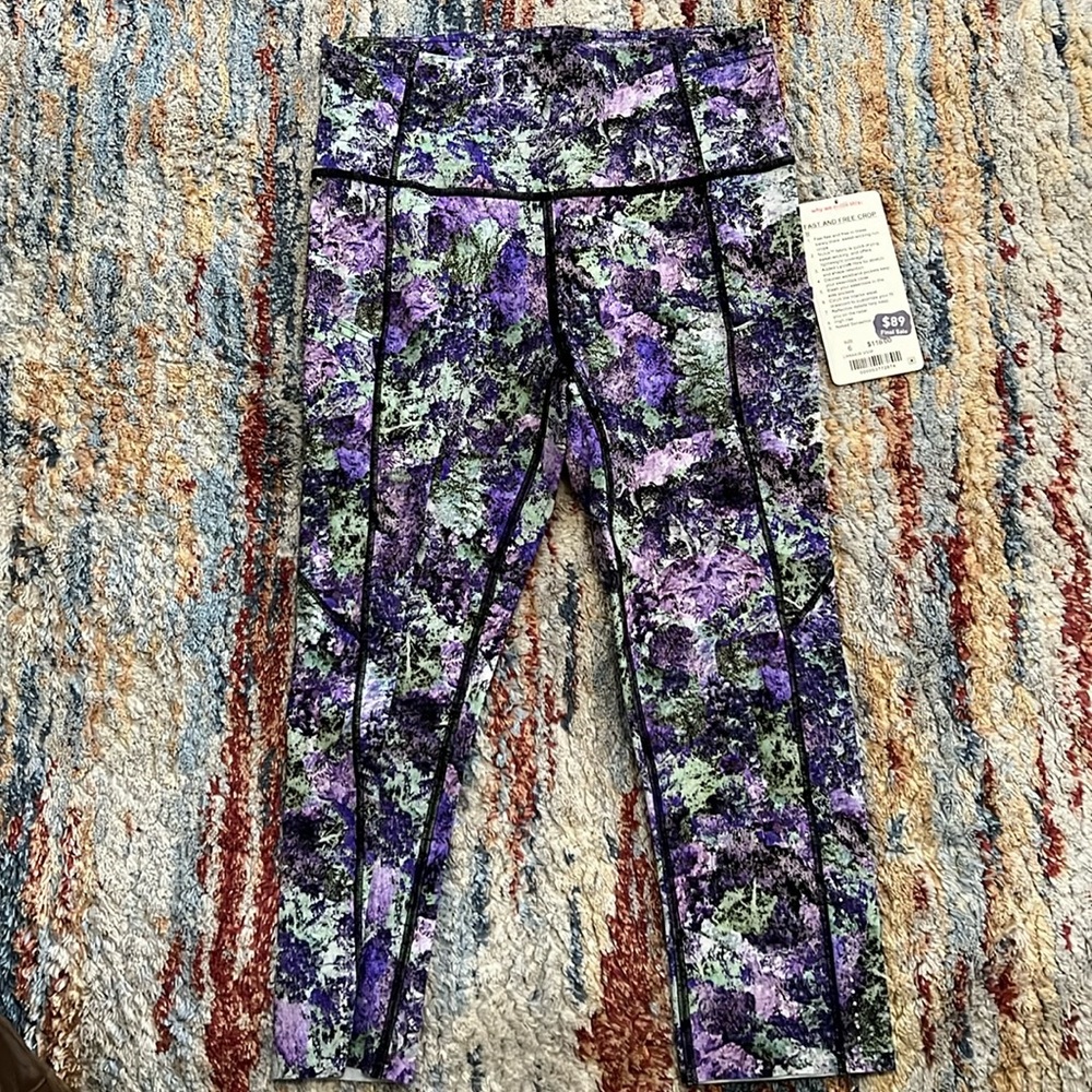 Lululemon fast and free crop